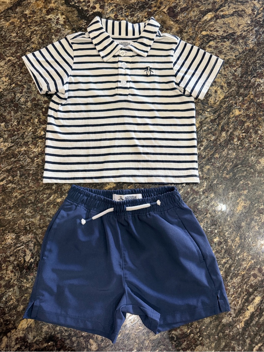 Boys' Polo Set - Short Sleeve Shirt & Shorts 12 months